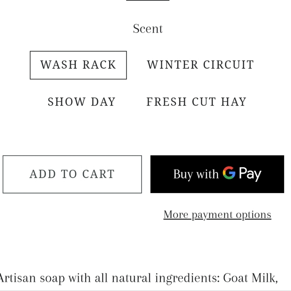 Grey horse soaps - Picture 3 of 3